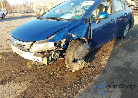 2012 Honda Civic Lx z USA, uszkodzony, nr VIN 19XFB2F53CE018362